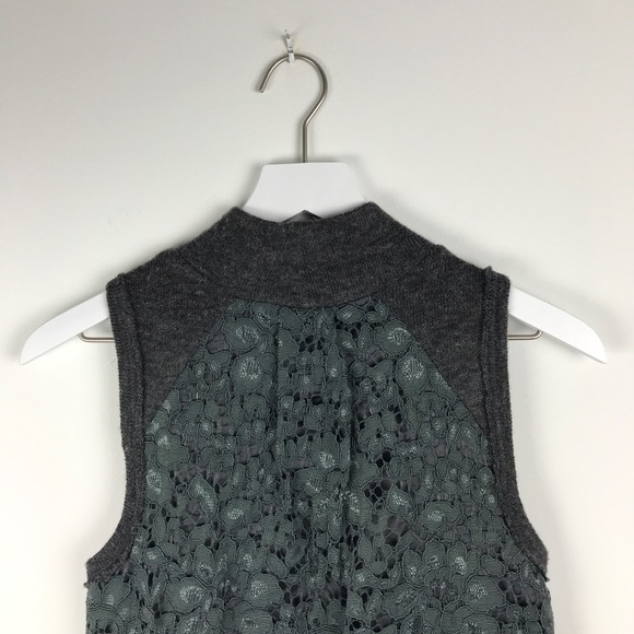 Final Sale Ella Mock Turtleneck Sleeveless Sweater - Picture 7 of 8